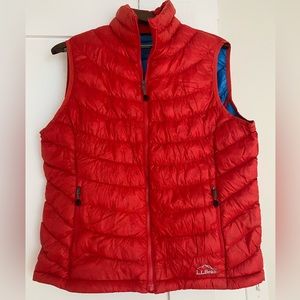 L.L. Bean Puffy Vest - Red